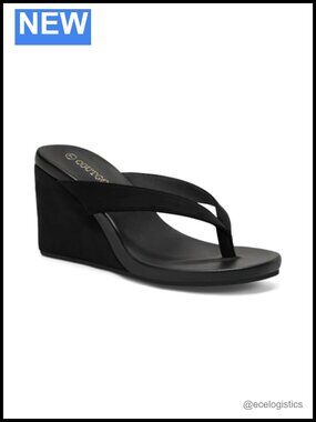 Wedge Heels Sandals Platform Flip Flops Slides Slip On Summer Beach Wedge